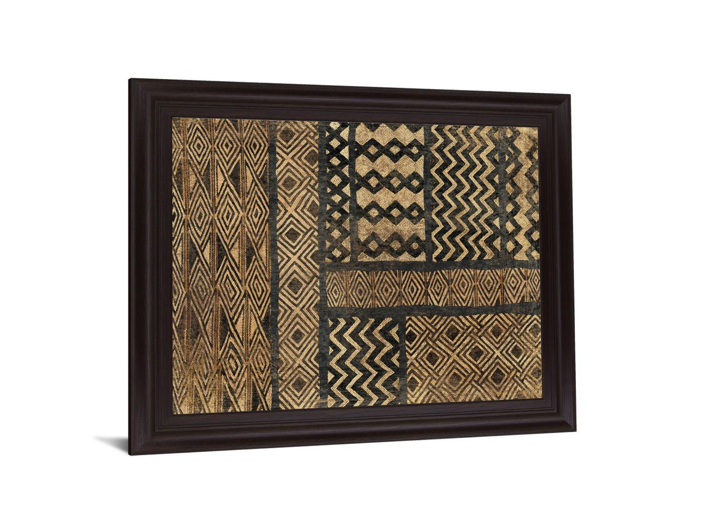 Geometric Fusion - 28" x 34" Framed Wall Art