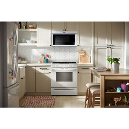 30" Gas Range With No Preheat Mode And Slow Cook - White