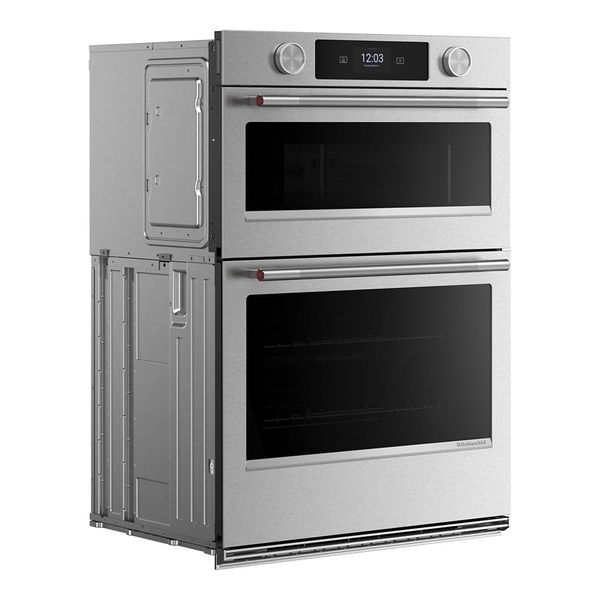 30" Smart Electric Combo Wall Oven With Assisted Cooking Modes - Printshield Finish