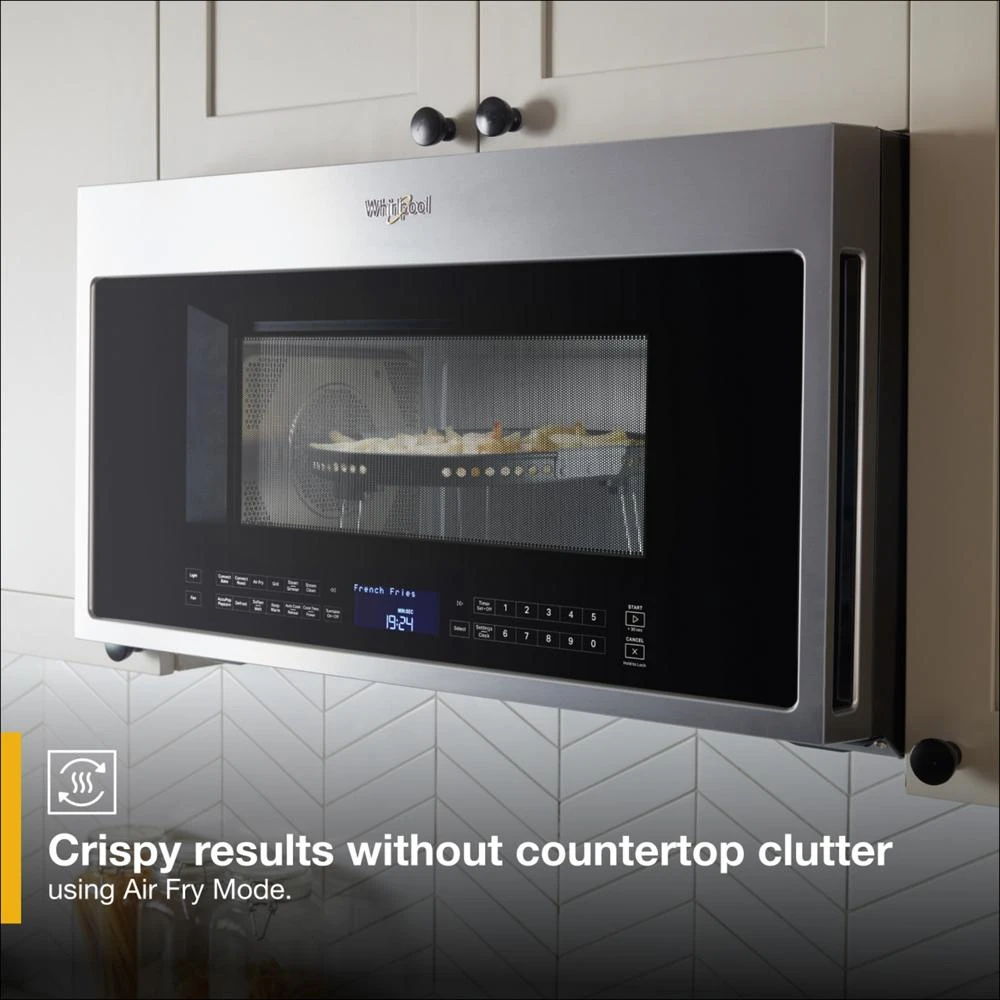 1.9 Cubic Feet Microwave With Air Fry Mode - Fingerprint Resistant Stainless Steel