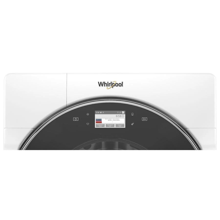 5.0 Cubic Feet Smart Front Load Washer With Load & Go XL Plus Dispenser - White