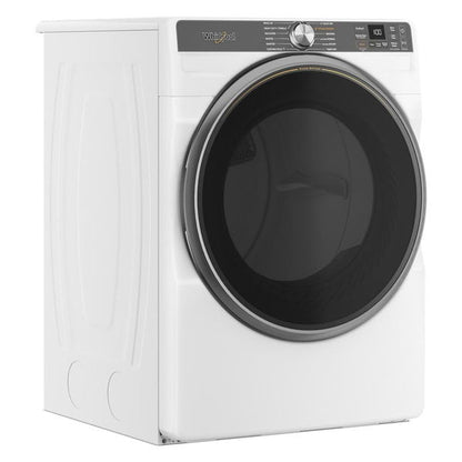 7.4 Cu. Ft. Smart Front Load Energy Star Electric Dryer With Steam Capabilities - White