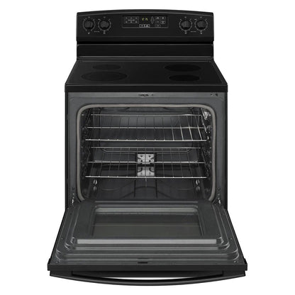 30" Electric Range With Extra-Large Oven Window - Black