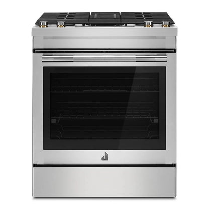 Rise 30" Dual-Fuel Downdraft Slide-In Range - Stainless Steel
