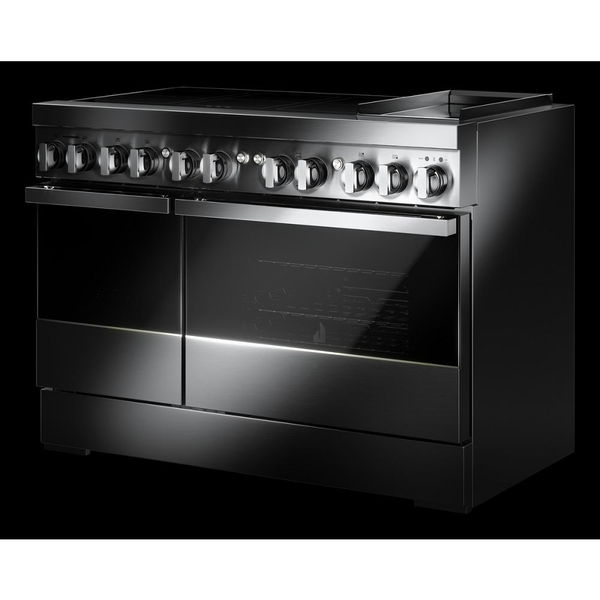 Noir 48" Induction Professional-Style Range With Chrome-Infused Griddle