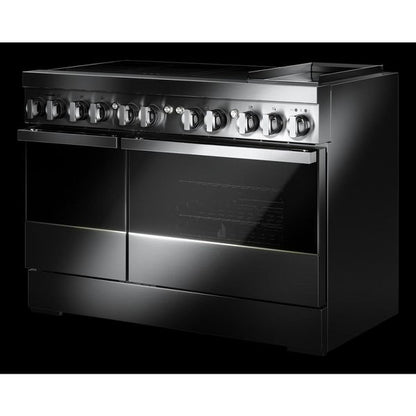Noir 48" Induction Professional-Style Range With Chrome-Infused Griddle