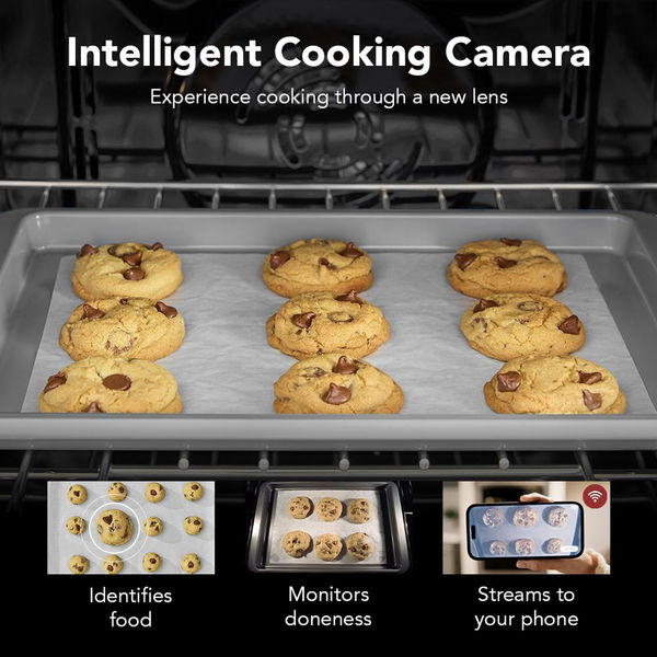 30" Smart Electric Combo Wall Oven With Intelligent Cooking Camera - Juniper