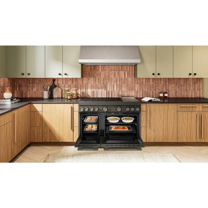 48" 6-Element Induction Freestanding Commercial-Style Range With Griddle - Black Ore