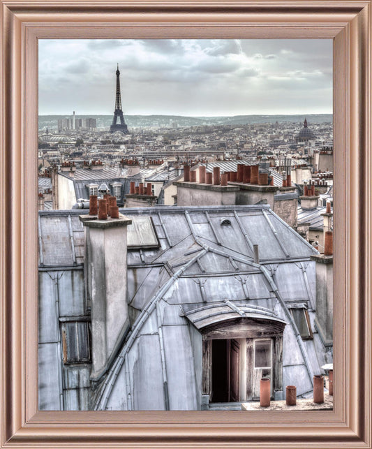 Dreamy Skyline - 28" x 34" Framed Wall Art