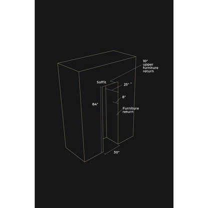 30" Panel-Ready Built-In Column Freezer, Right Swing