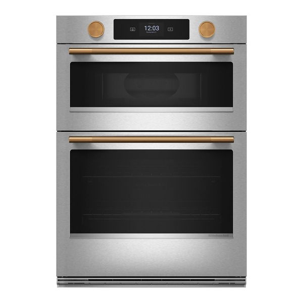 Bronze Handle And Knob Hardware Accessory Kit For KitchenAid 30" Double Wall Oven & Microwave Combo