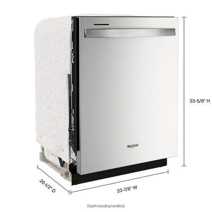 Large Capacity Dishwasher With 3Rd Rack - Fingerprint Resistant Stainless Steel