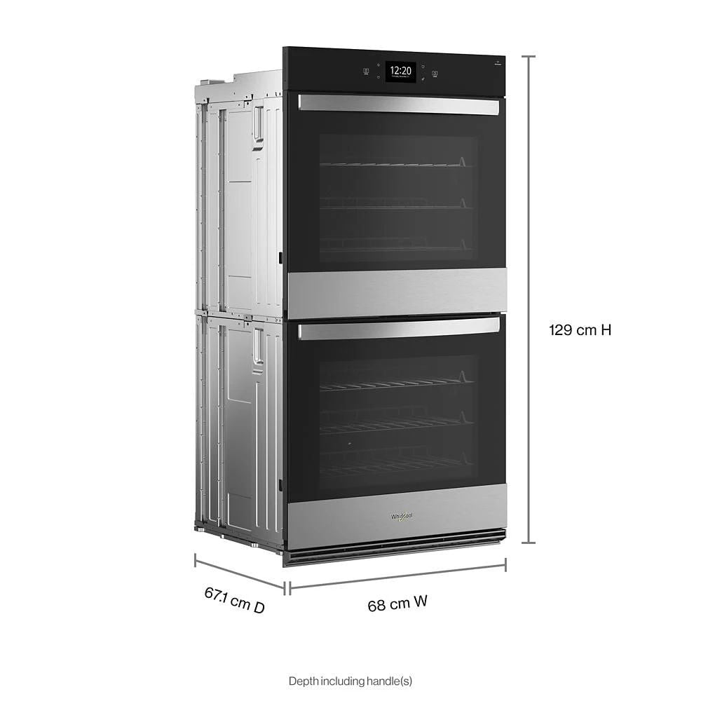 8.6 Cubic Feet Double Smart Wall Oven With Air Fry - Fingerprint Resistant Stainless Steel