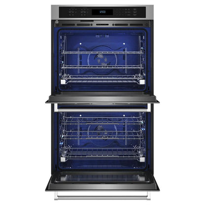 Kitchenaid 30" Double Wall Ovens With Air Fry Mode - PrintShield Stainless