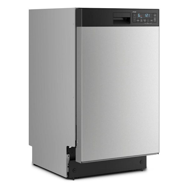 18" Stainless Steel Dishwasher With Half Load Cycle And Triple Spray Arms - 48 dBA