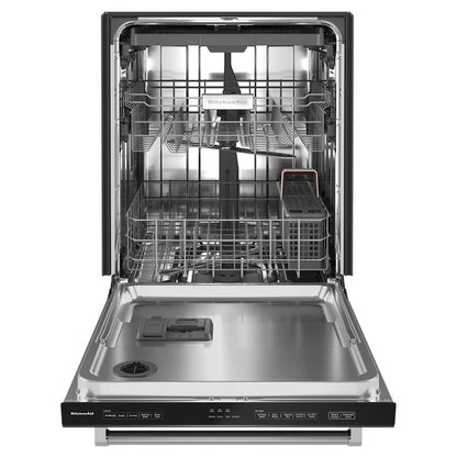 Third Level Utensil Rack Dishwasher With 30+ Total Wash Jets, 39 dBA - Black Stainless Steel With PrintShield Finish
