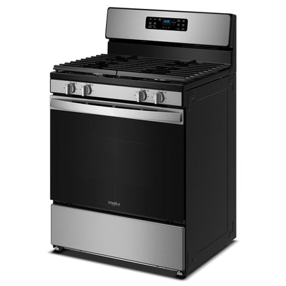 30" Gas Range With Crispy Mode And Dishwasher Safe Grates - Stainless Steel