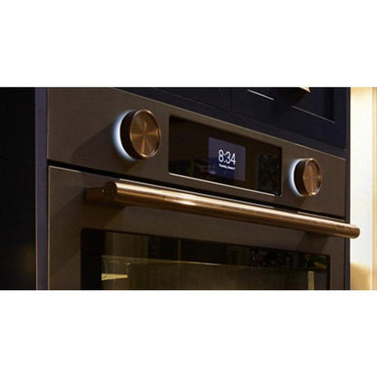 30" Smart Electric Combo Wall Oven With Intelligent Cooking Camera - Black Ore