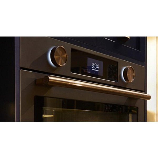 30" Smart Electric Double Wall Oven With Intelligent Cooking Camera - Black Ore
