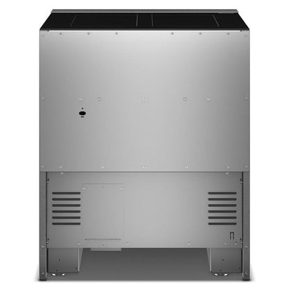 30" 4-Element Induction Freestanding Commercial-Style Range With Air Fry - Black Ore