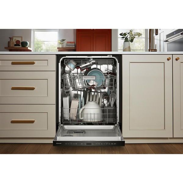 KitchenAid 360° Max Jets Third Rack Built-In Dishwasher With Advanced Prodry System, 44 dBA - Black Ore