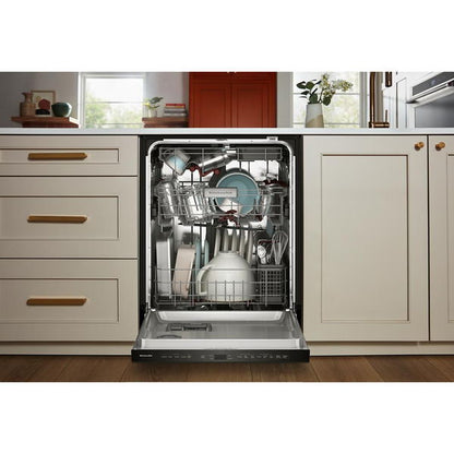 KitchenAid 360° Max Jets Third Rack Built-In Dishwasher With Advanced Prodry System, 44 dBA - Black Ore