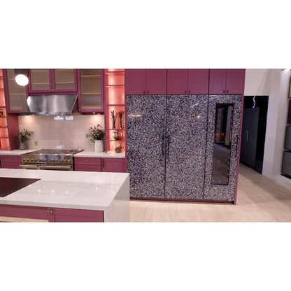 30" Elements Collection Custom Column Panel - Mussel Shell Burgundy