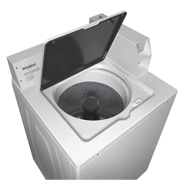 Commercial Top-Load Washer With Factory-Installed Coin Drop And Coin Box