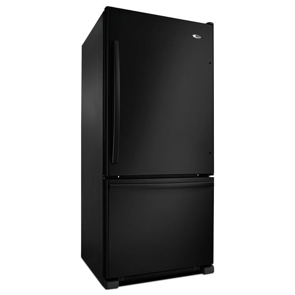 29" Wide Bottom-Freezer Refrigerator With Easyfreezer Pull-Out Drawer, 18 Cu. Ft. Capacity - Black-On-Black