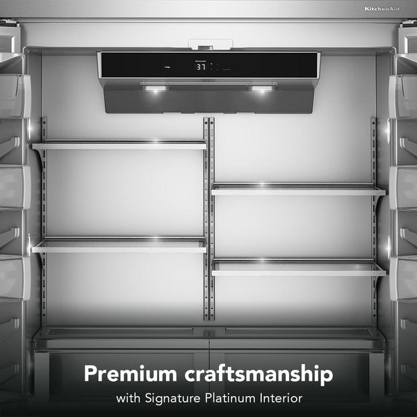 24.2 Cu. Ft. 42" Built-In French Door Bottom Mount Refrigerator With Platinum Interior