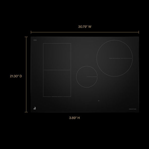 30" Oblivion Smart Induction Cooktop With Temperature-Controlled Cooking