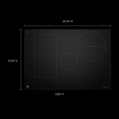 30" Oblivion Smart Induction Cooktop With Temperature-Controlled Cooking