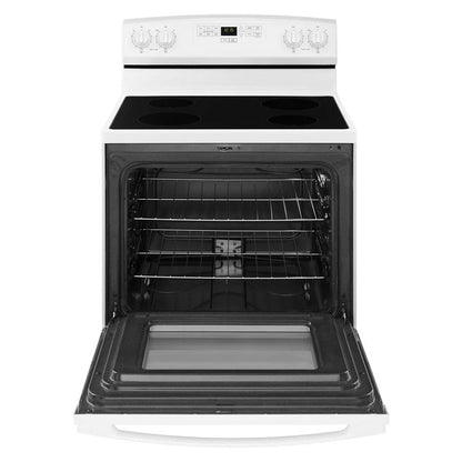 30" Electric Range With Extra-Large Oven Window - White