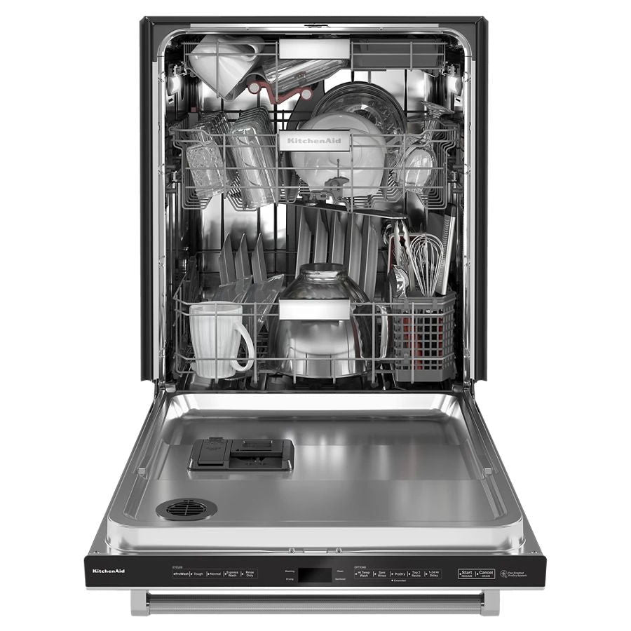 360° Max Jets Third Rack Dishwasher With Stainless Steel Third Rack Wash Jets, 44 dBA - Stainless Steel With PrintShield Finish