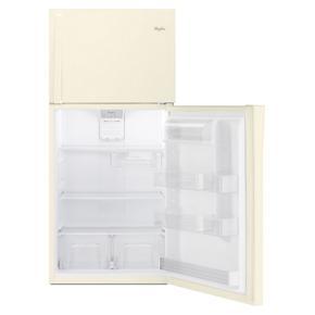 30" Wide Top Freezer Refrigerator, 19 Cubic Feet - Beige