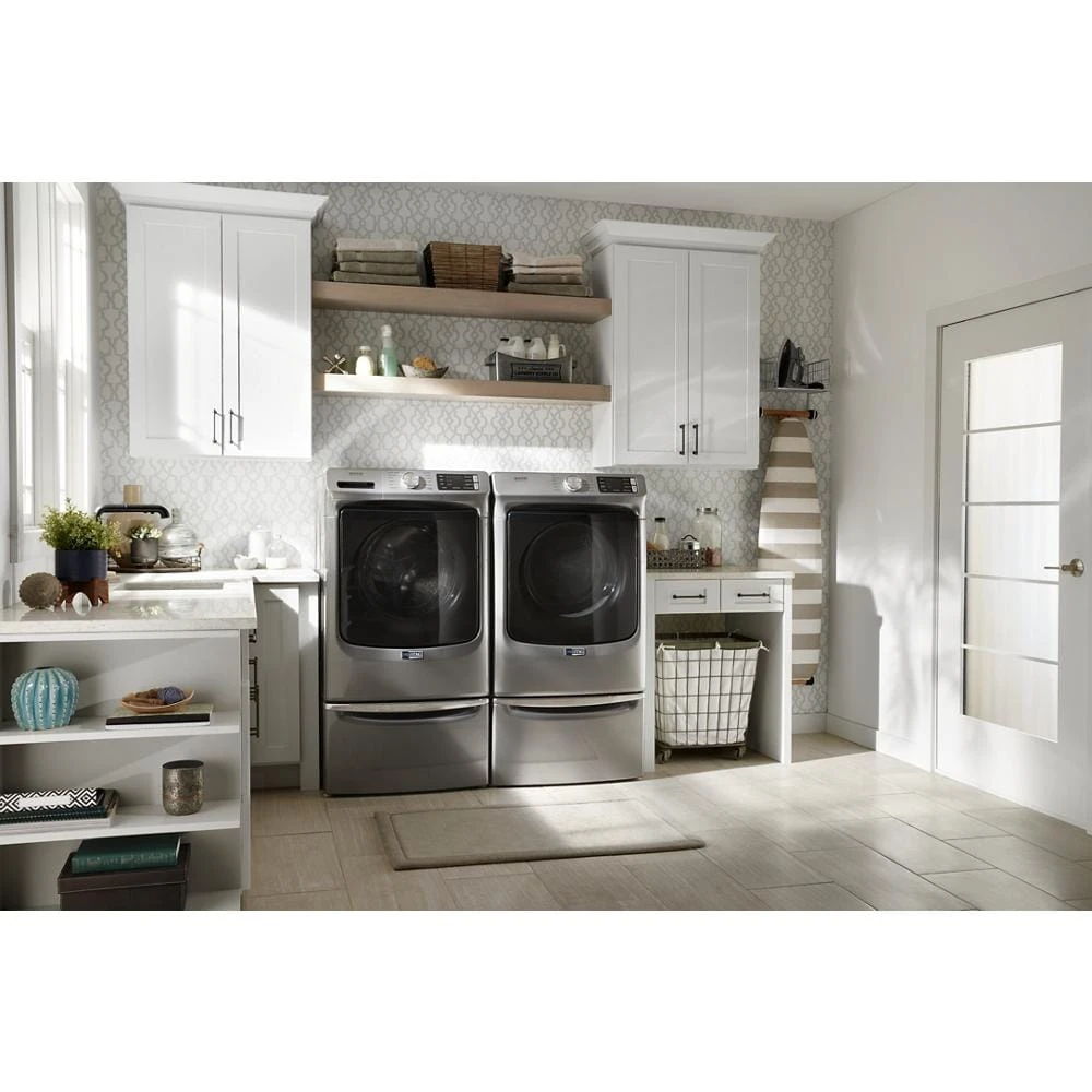 Front Load Washer With Extra Power And 16-Hr Fresh Hold Option - 4.8 Cubic Feet - Metallic Slate