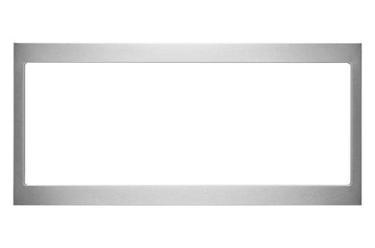 Built-In Low Profile Microwave Slim Trim Kit, Size: 31.5"L X 17.5"W X 5"D, Fits Cut-Out Height 12" - Stainless Steel