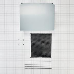 Range Wall Hood Charcoal Filter Recirculation Kit - Silver