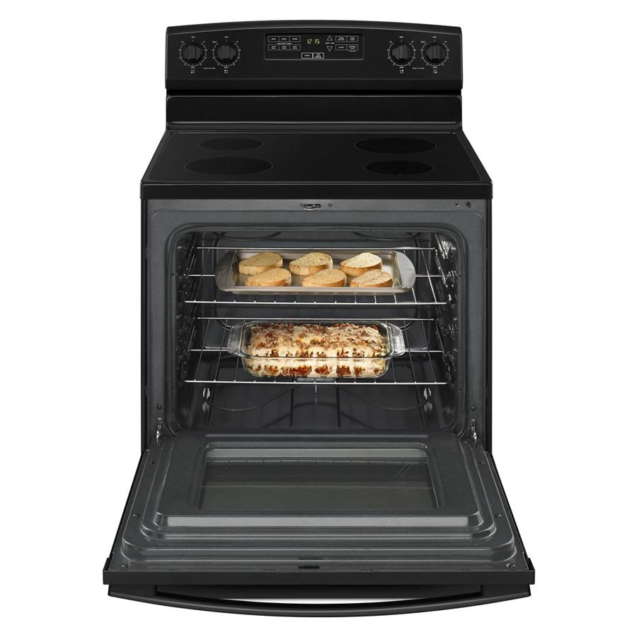 30" Electric Range With Extra-Large Oven Window And Bake Assist Temps - Black