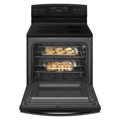 30" Electric Range With Extra-Large Oven Window And Bake Assist Temps - Black