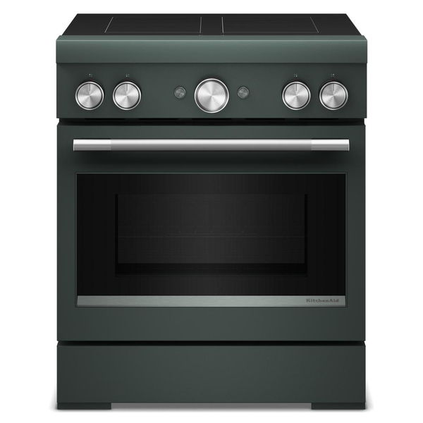 30" 4-Element Induction Freestanding Commercial-Style Range With Air Fry - Juniper