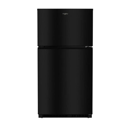 Whirlpool 32.8" Wide Top Freezer Refrigerator With Total Coverage Cooling, 21.3 Cu. Ft. - Black