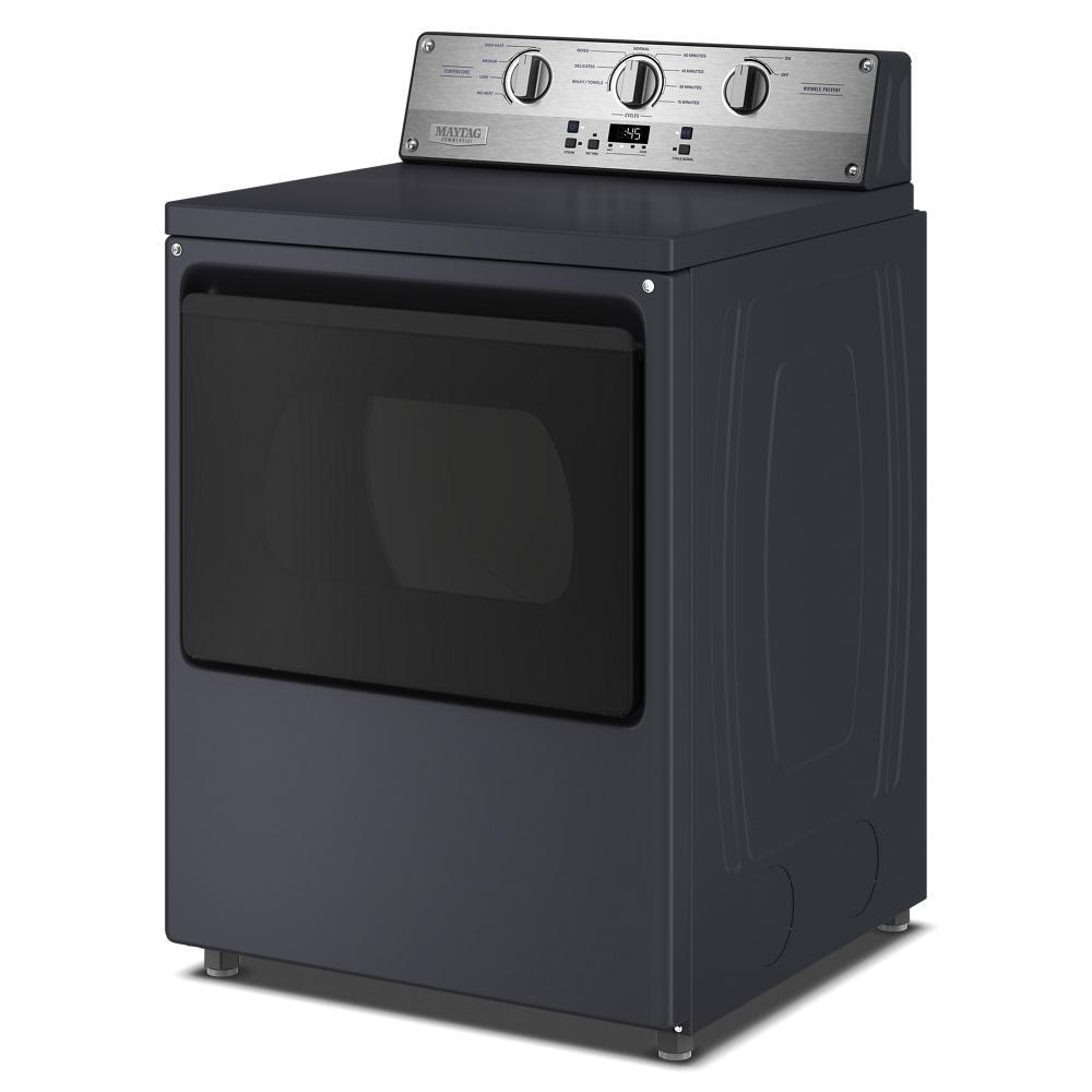 7.5 Cu. Ft. Commercial-Grade Elec Dryer - Midnight Steel