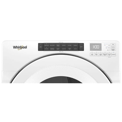 7.4 Cu.Ft Front Load Long Vent Electric Dryer With Intuitive Controls - White