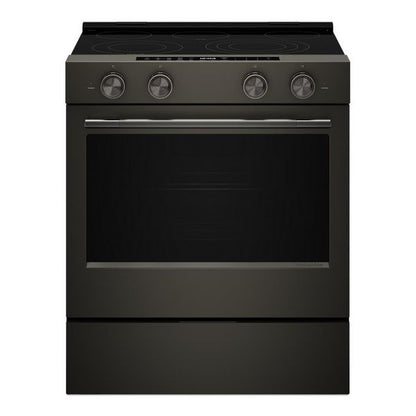 5.3 Cu. Ft. Smart Slide-In Electric Range With Two Even-Heat Hyper Elements And Convection Cooking Modes - Black Ore