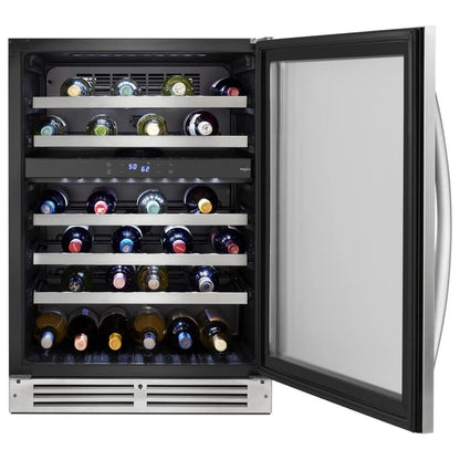 24" Wide Undercounter Wine Center With 46-Bottle Wine Storage