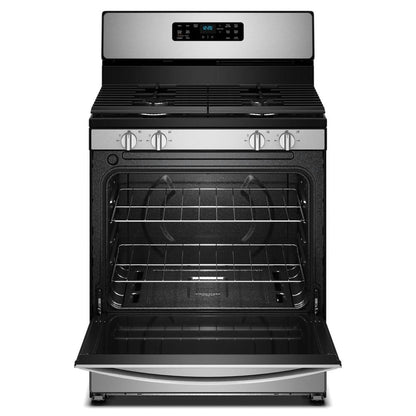 30" Gas Range With Crispy Mode And Dishwasher Safe Grates - Stainless Steel