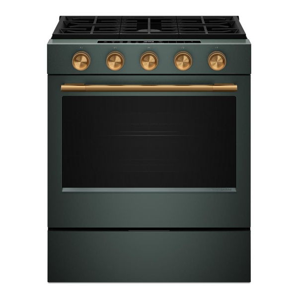 Handle And 5 Knobs Hardware Accessory Kit For KitchenAid Slide-In Convectionrange - Bronze