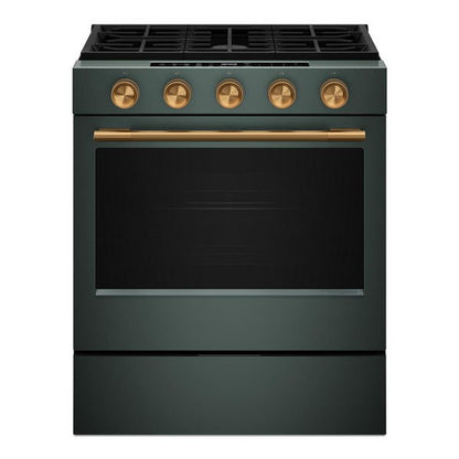 Handle And 5 Knobs Hardware Accessory Kit For KitchenAid Slide-In Convectionrange - Bronze
