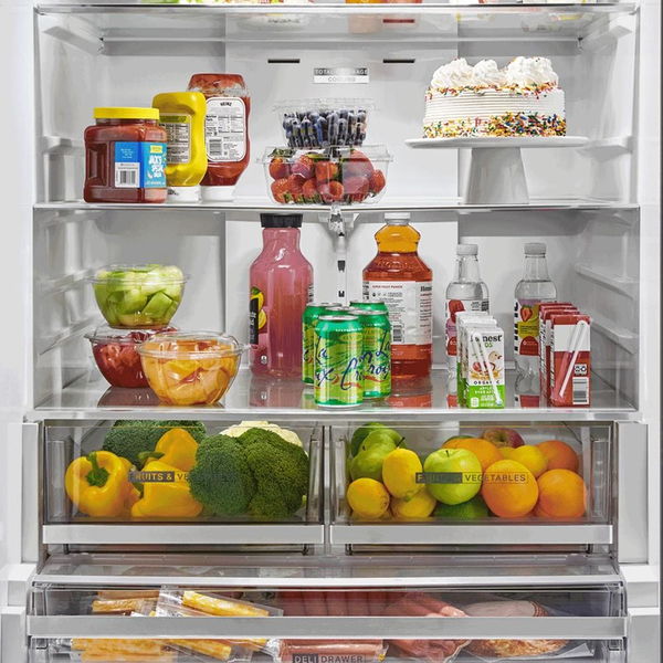 36" French Door Refrigerator With In-Door Water And Ice Maker - 30 Cu. Ft. - White